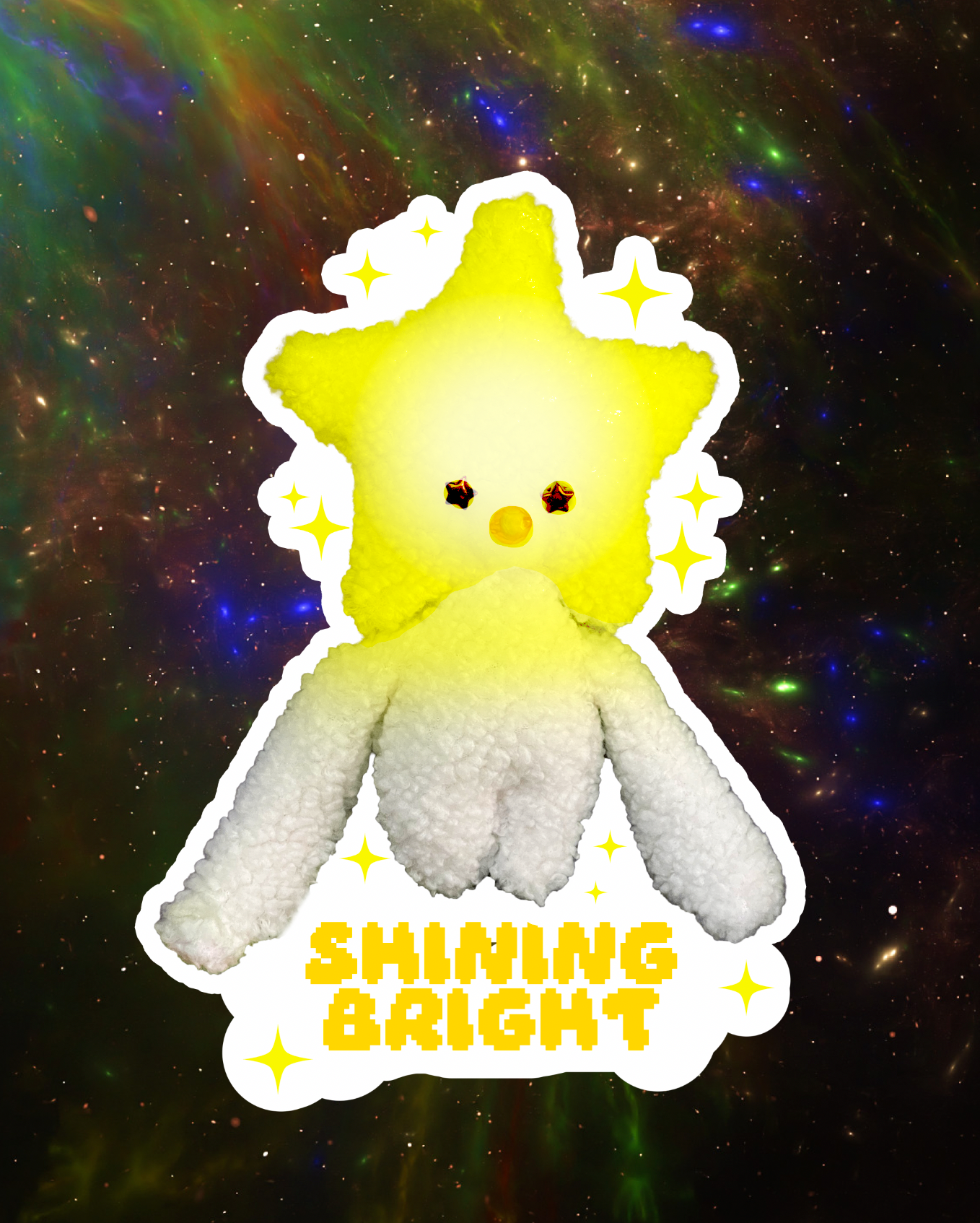 Hoshi Shining Bright Sticker